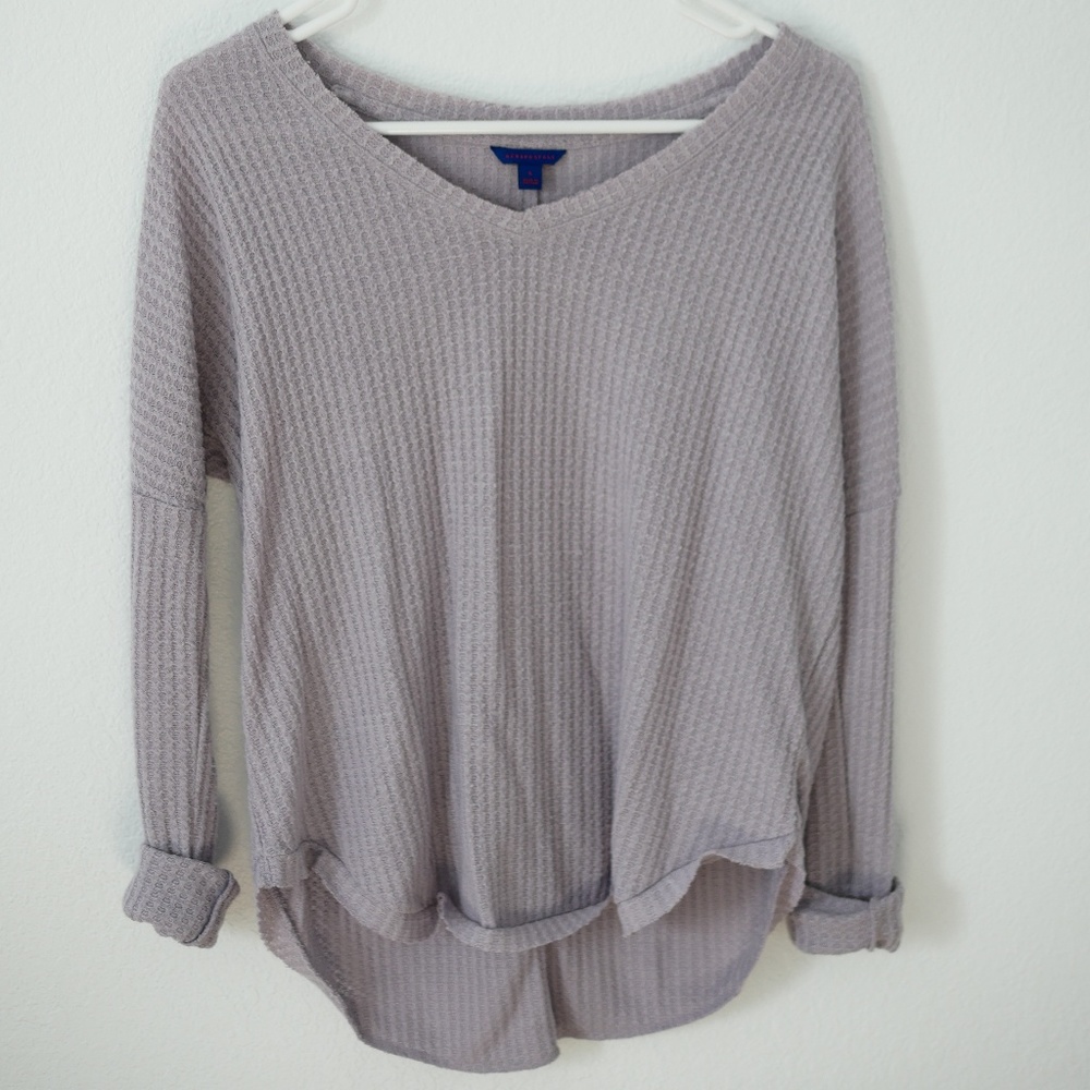 V- Neck Lavender Sweater
